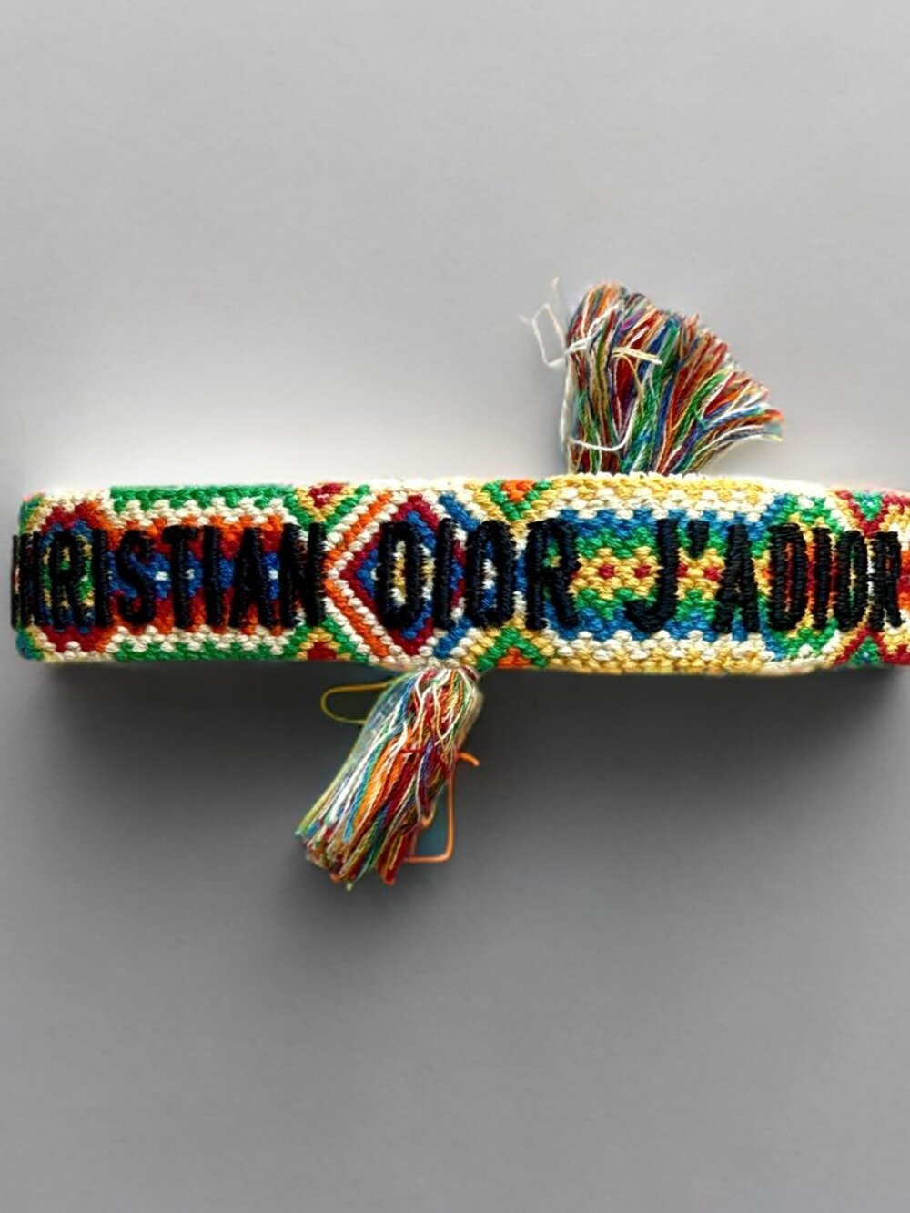 Christian Dior J'Adior Multicolor Woven Cotton Friendship Bracelets (2) - Picture 6 of 8
